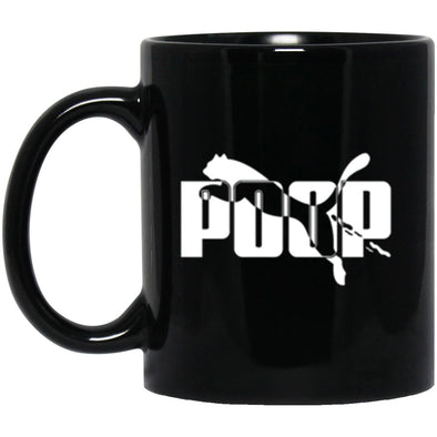 Poop Black Mug 11oz (2-sided)