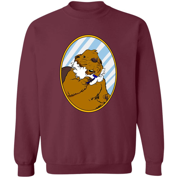 Shaving Beaver Crewneck Sweatshirt