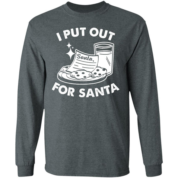 I Put Out For Santa Heavy Long Sleeve