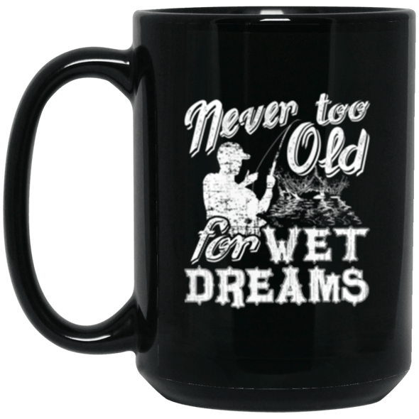 Wet Dreams Black Mug 15oz (2-sided)