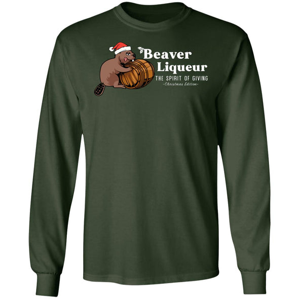 Beaver Liqueur Christmas Heavy Long Sleeve