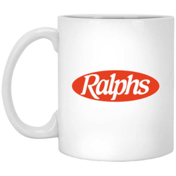Ralphs White Mug 11oz (2-sided)