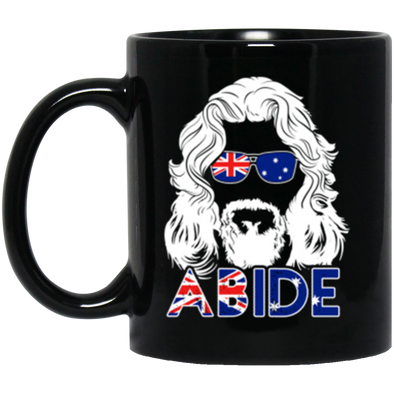 Abide Australia Black Mug 11oz (2-sided)