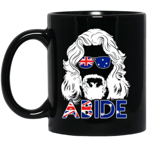 Abide Australia Black Mug 11oz (2-sided)