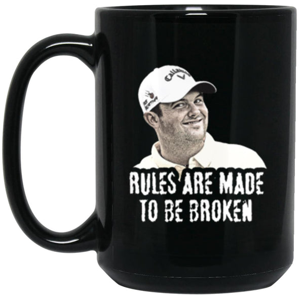 Rules Broken Black Mug 15oz (2-sided)