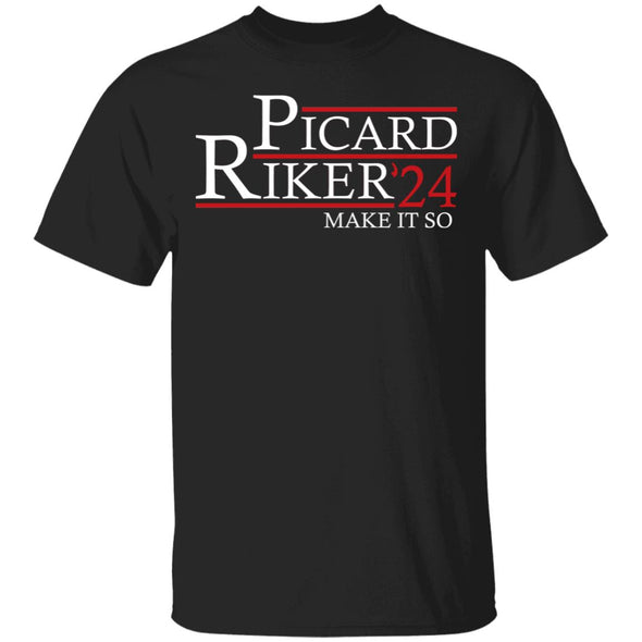 Picard Riker 24 Cotton Tee
