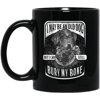 Bury My Bone Black Mug 11oz (2-sided)