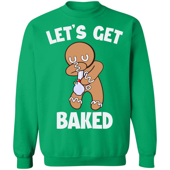 Get Baked Christmas Crewneck Sweatshirt