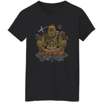 Hairy Potter Chewbacca Ladies Cotton Tee