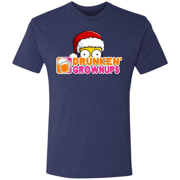 Drunken Grownups Christmas Premium Triblend Tee