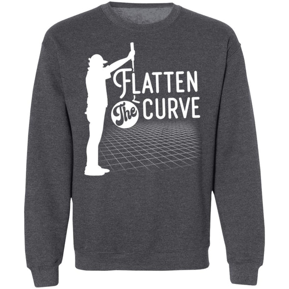 Flatten The Curve Golf Crewneck Sweatshirt