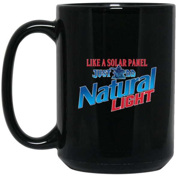 Just Add Natural Light Black Mug 15oz (2-sided)