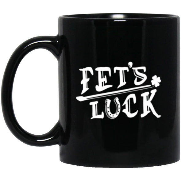 Fet's Luck Black Mug 11oz (2-sided)