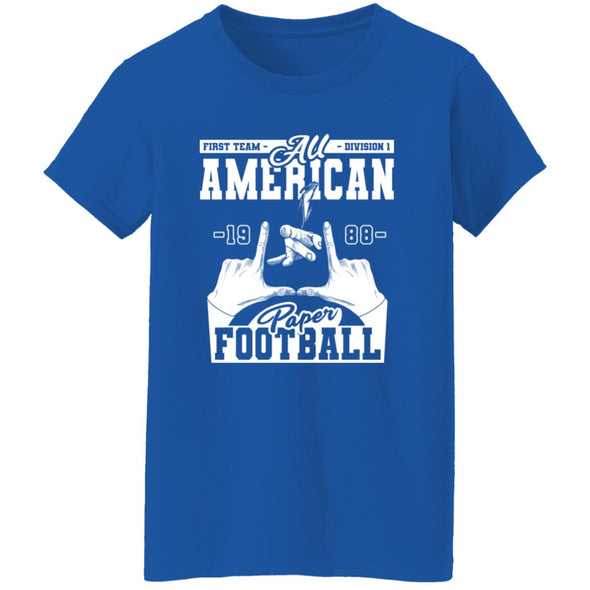 Paper Football Ladies Cotton Tee