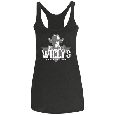Willy's Halfway Inn Ladies Racerback Tank