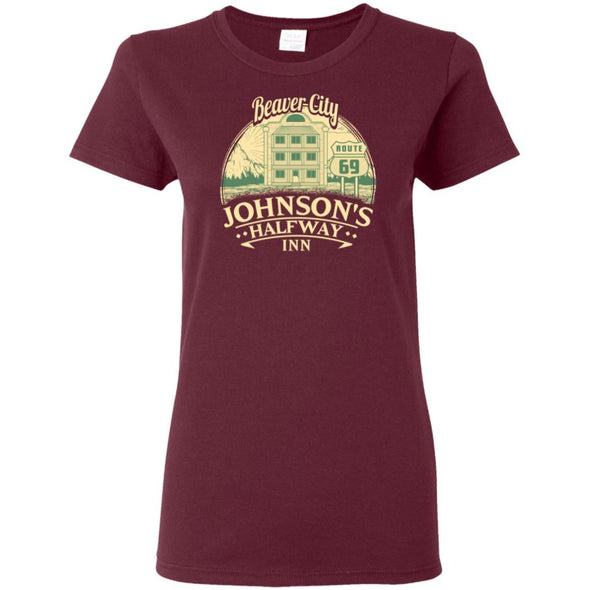 Johnson's Halfway Inn Ladies Cotton Tee