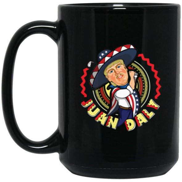 Juan Daly Black Mug 15oz (2-sided)