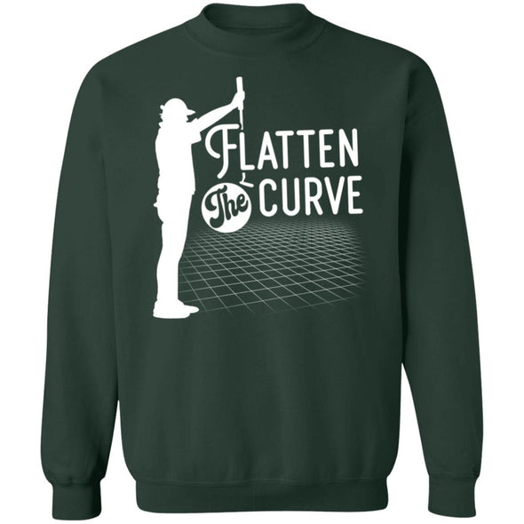 Flatten The Curve Golf Crewneck Sweatshirt