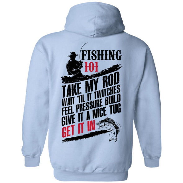 Fishing 101 Hoodie (Back Print)