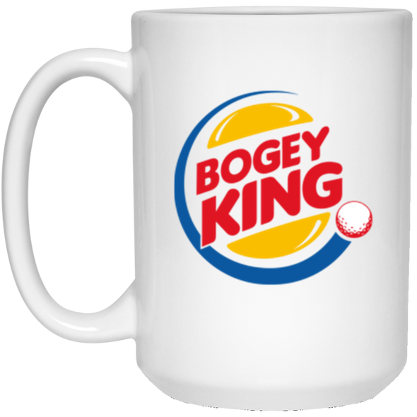 Bogey King White Mug 15oz (2-sided)
