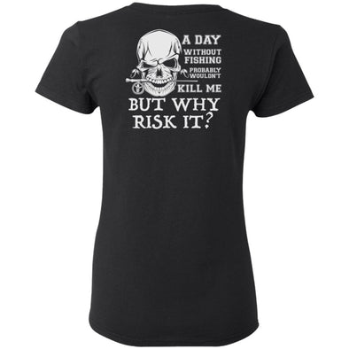 Why Risk It Ladies Cotton tee
