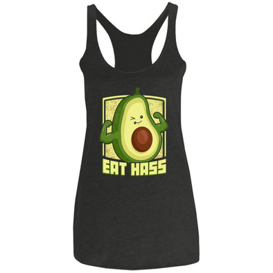 Eat Hass Avocado Ladies Racerback Tank