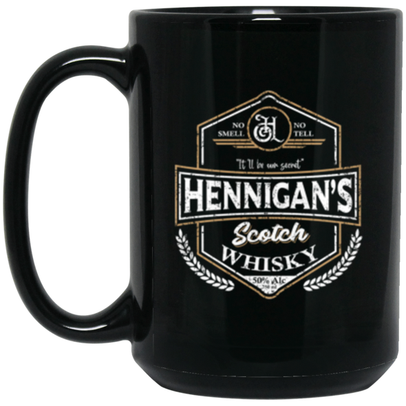 Hennigans Black Mug 15oz (2-sided)