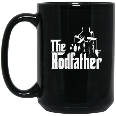 Rodfather Black Mug 15oz (2-sided)