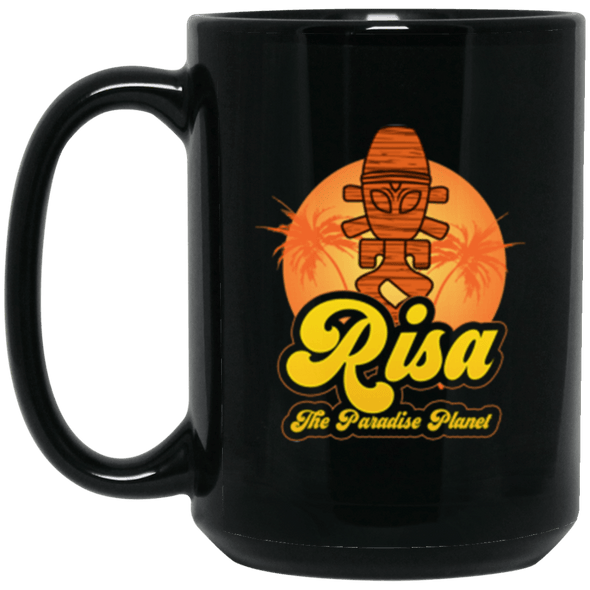 Risa Black Mug 15oz (2-sided)
