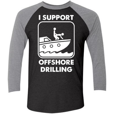 Offshore Drilling Raglan 3/4 Sleeve