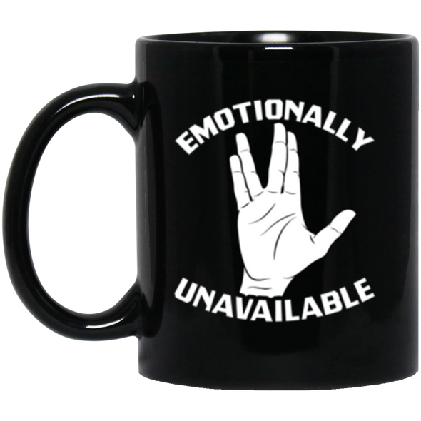 Spok Emotion Black Mug 11oz (2-sided)