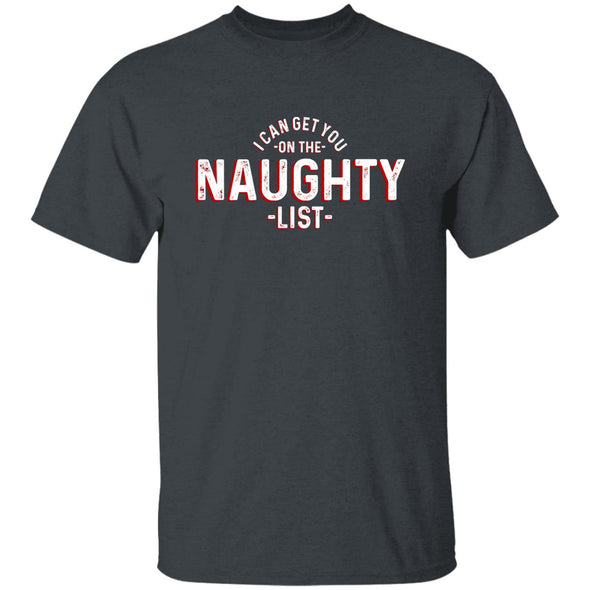 Naughty List Cotton Tee