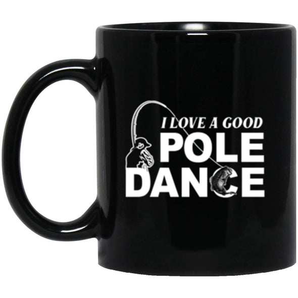 Pole Dance Black Mug 11oz (2-sided)