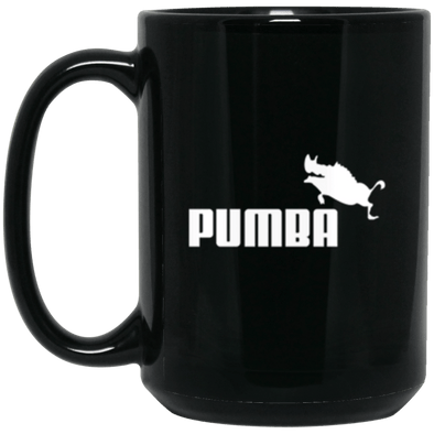 Pumba Black Mug 15oz (2-sided)