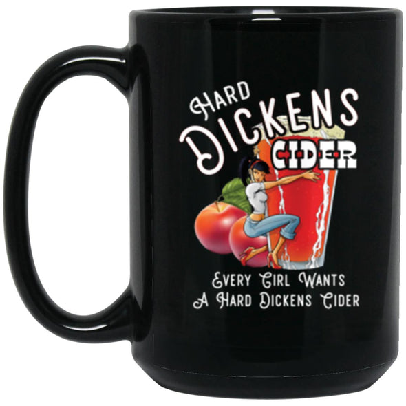 Dickens Cider Black Mug 15oz (2-sided)