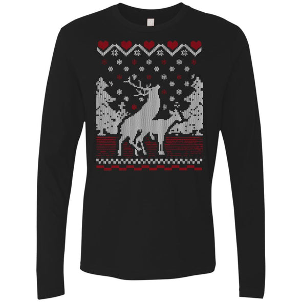 Deer Christmas Premium Long Sleeve