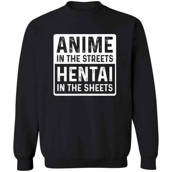 Anime Streets Hentai Sheets Crewneck Sweatshirt