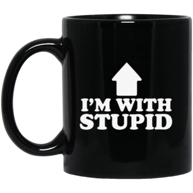 Stupid Black Mug 11oz (2-sided)
