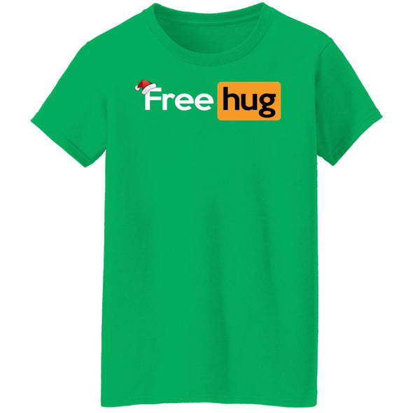 Free Hug Christmas Ladies Cotton Tee