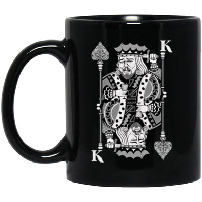 King Leo Black Mug 11oz (2-sided)