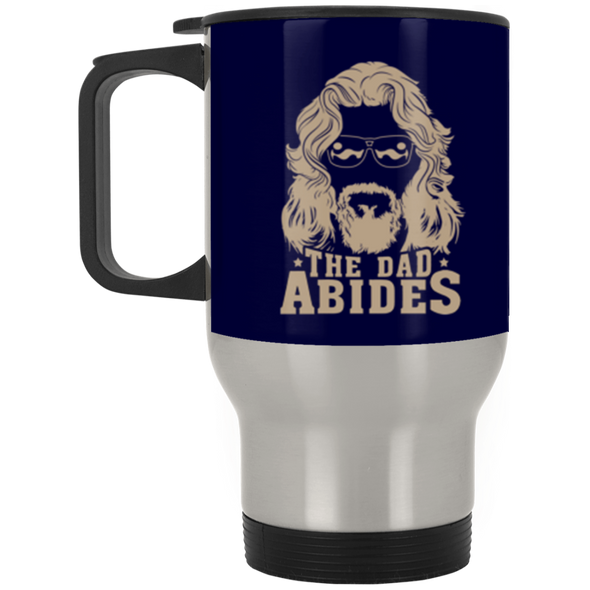 The Dad Abides Steel Travel Mug (2-sided)
