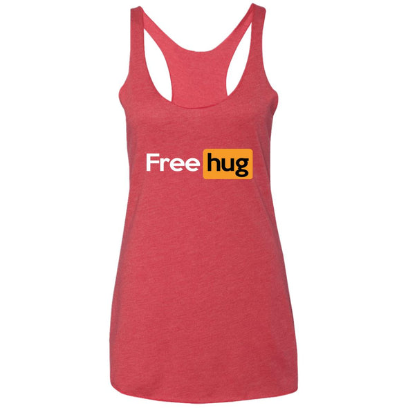 Free Hug Ladies Racerback Tank