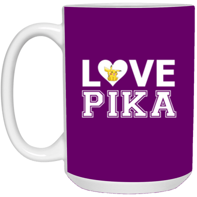 Love Pika White Mug 15oz (2-sided)