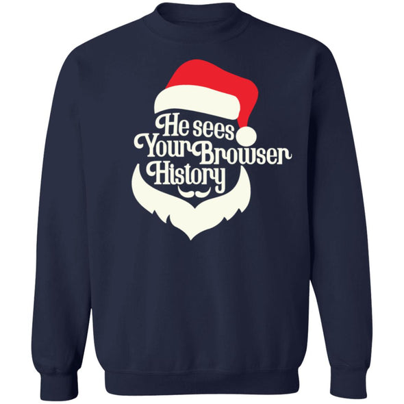 Santa Sees Crewneck Sweatshirt