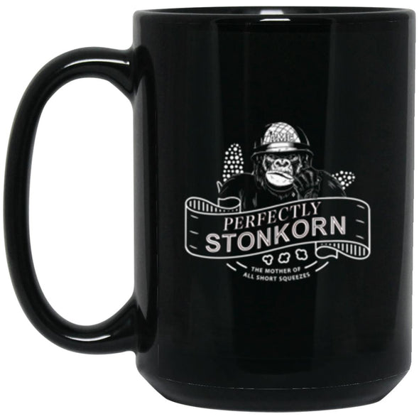 Perfectly Stonkorn Black Mug 15oz (2-sided)