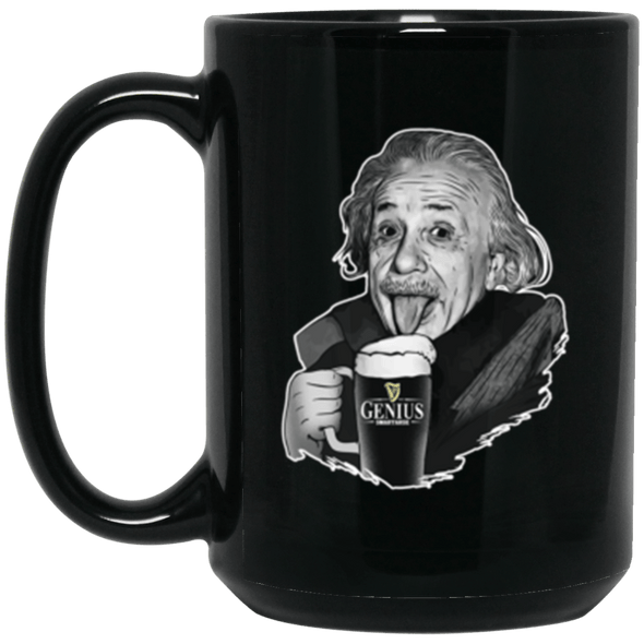 Genius Black Mug 15oz (2-sided)