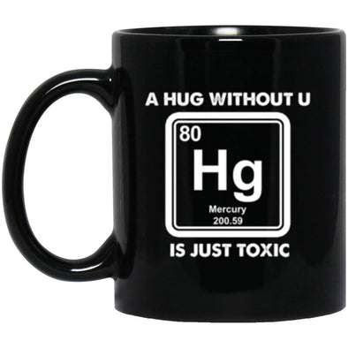 Toxic Hug Black Mug 11oz (2-sided)