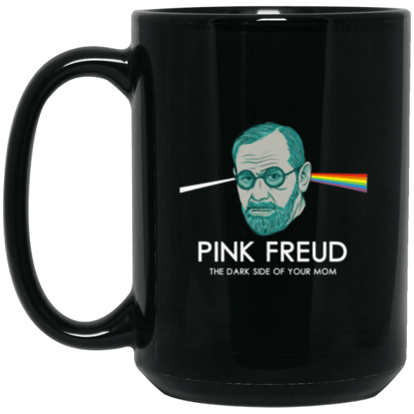Pink Freud Black Mug 15oz (2-sided)