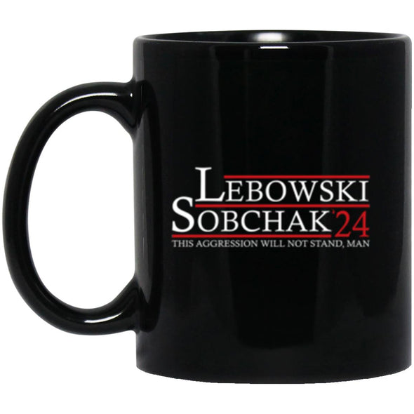 Lebowski Sobchak 24  Black Mug 11oz (2-sided)