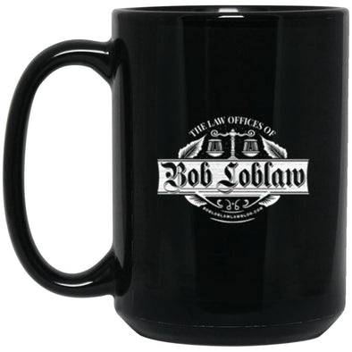 Bob Loblaw Black Mug 15oz (2-sided)